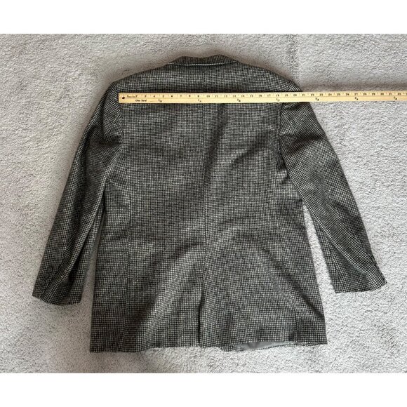 Brooks Brothers Mens Camel Hair Tweed Blazer Sport Coat Size 44 /XL? Houndstooth - Picture 7 of 16